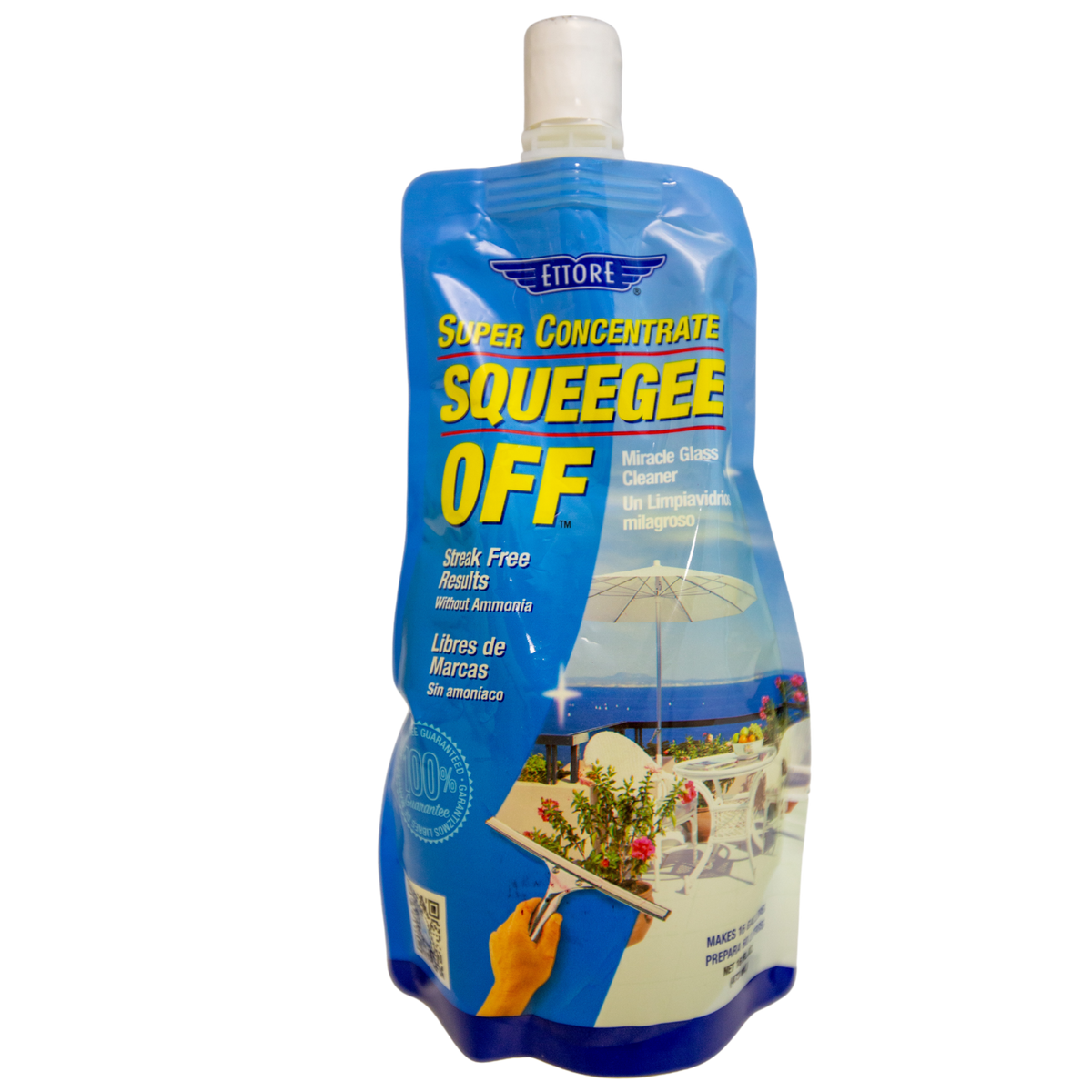 Squeegee shine window cleaner concentrate