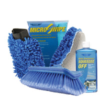 Load image into Gallery viewer, Auto Cleaning Kit Wash Sponge Wash Mitt Squeegee Off Soap FLO Brush Microfiber Cloths