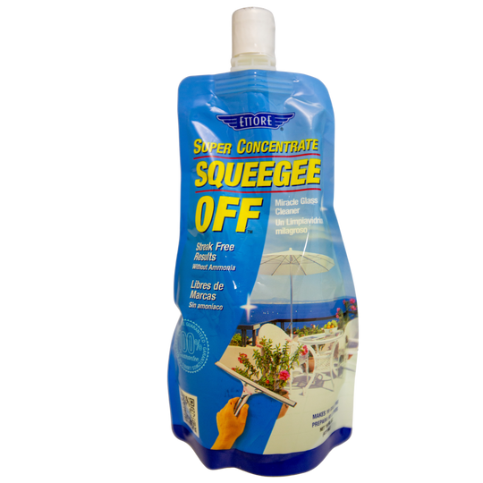 Ettore Squeegee-Off window cleaning soap concentrate bottle