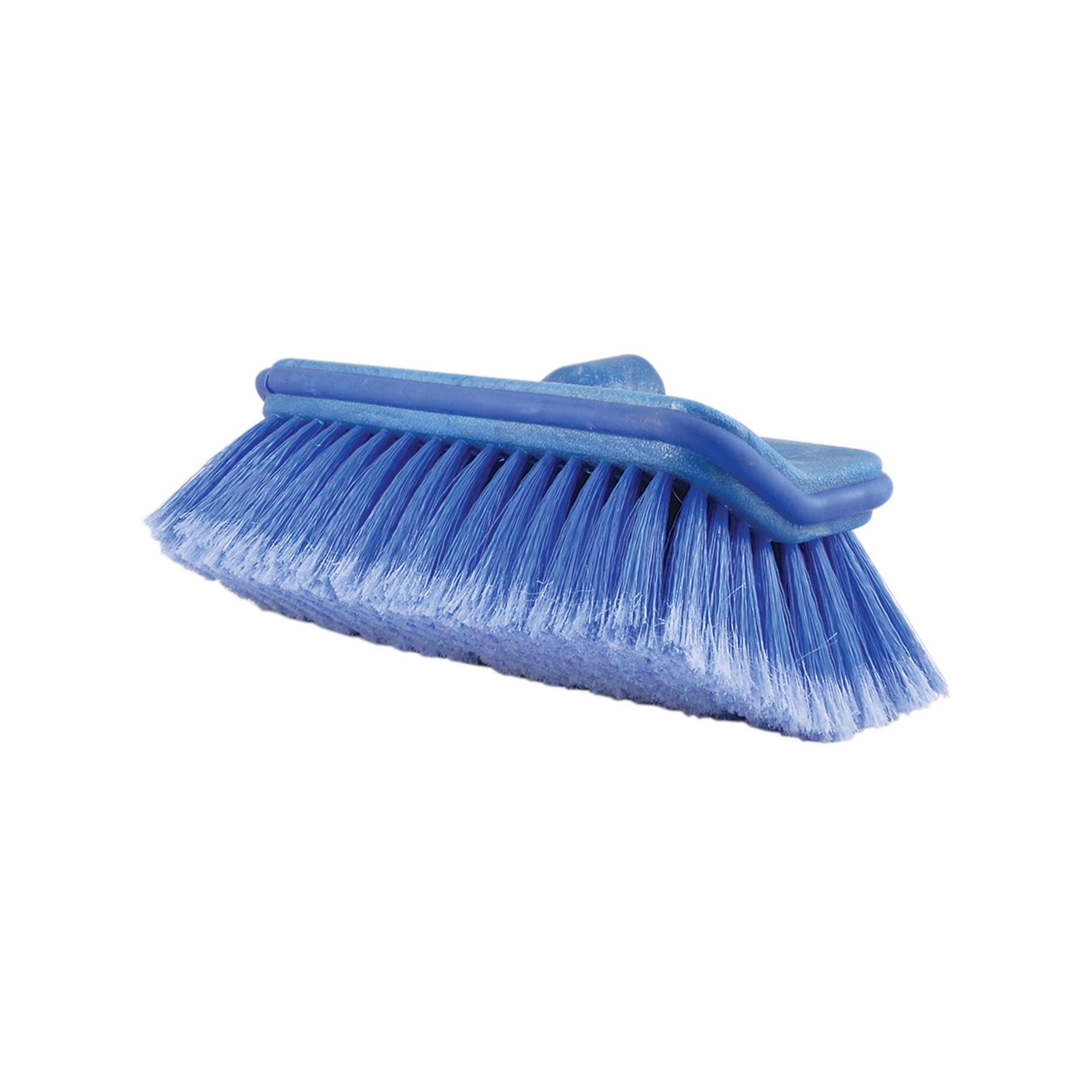A blue brush with dense bristles, shown on a plain white background.