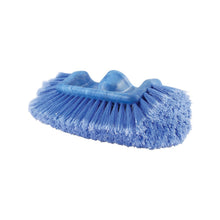 Load image into Gallery viewer, A blue scrub brush with dense blue bristles, shown on a plain white background.