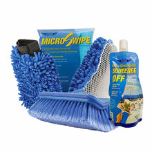 Load image into Gallery viewer, Ettore Auto Cleaning Kit with Bucket, Brush, Sponge, and Microfiber Tools