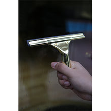 Load image into Gallery viewer, Pro Series Brass Squeegee Cleaning Window