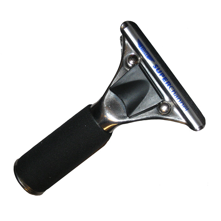 Ettore Super Channel stainless steel quick release squeegee handle