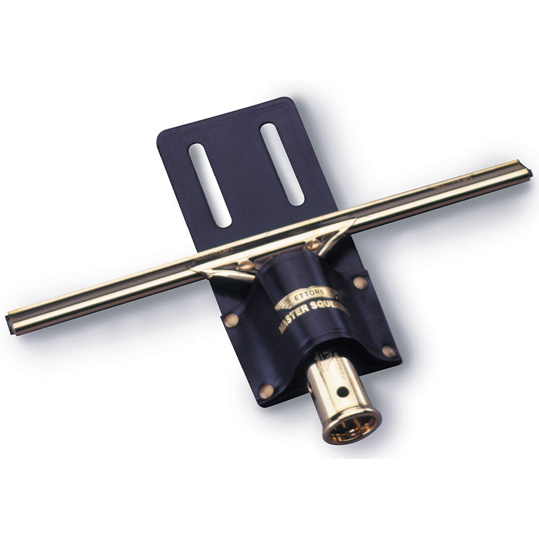 Ettore single leather squeegee holster attached to tool belt