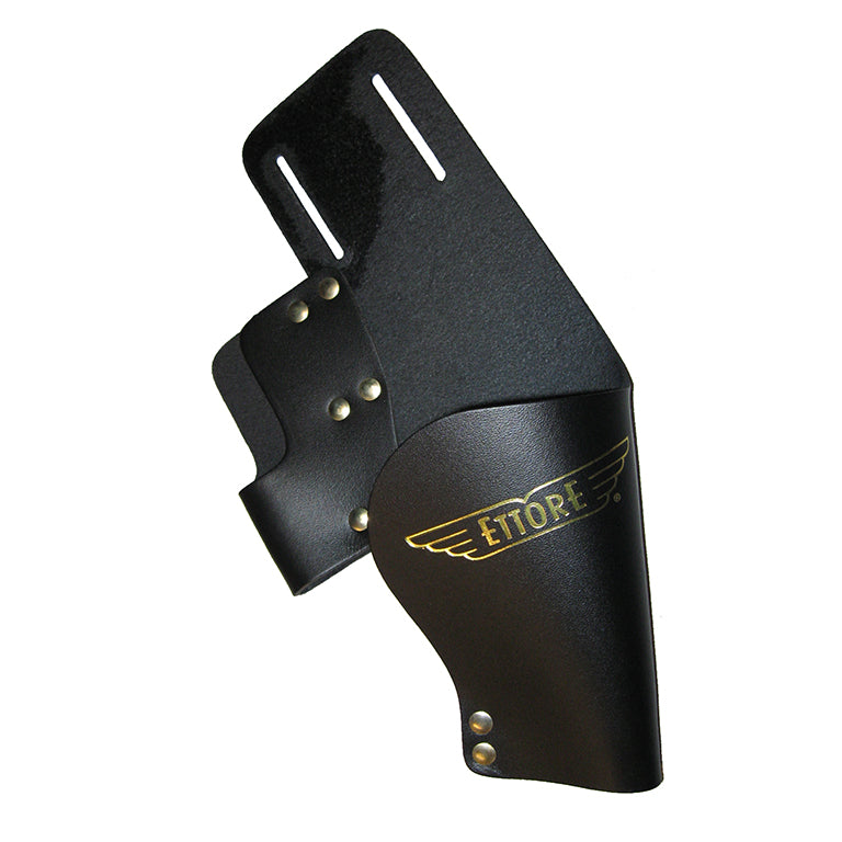 Ettore dual leather squeegee holster attached to tool belt
