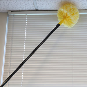Professional Cobweb Duster with Extension Pole Cleaning Office Blinds