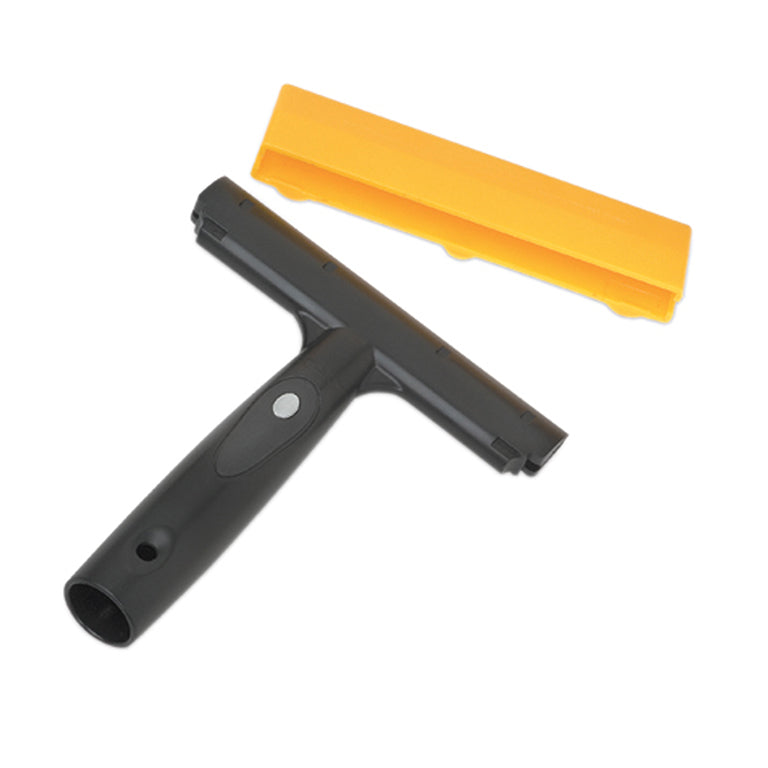 Ettore Pro+ Contour 6 inch window scraper with safety cap