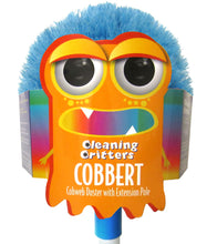 Load image into Gallery viewer, Blue Cobweb Duster Cobbert Cleaning Critter