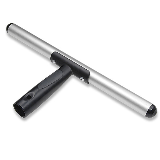 Ettore Pro+ aluminum window washer T-bar with rubber grip