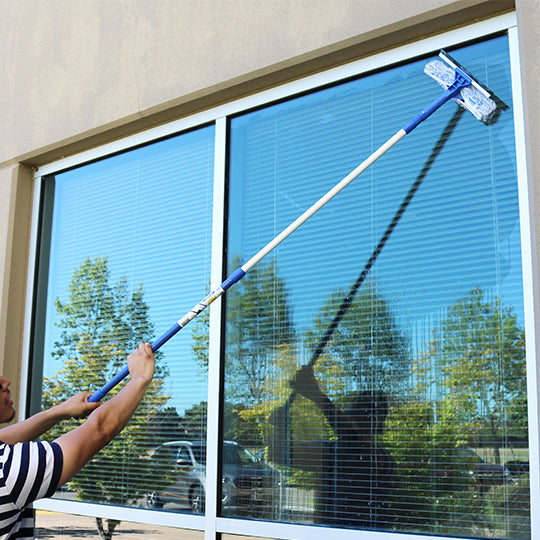 All Purpose Extension Poles with Complete Window Cleaner