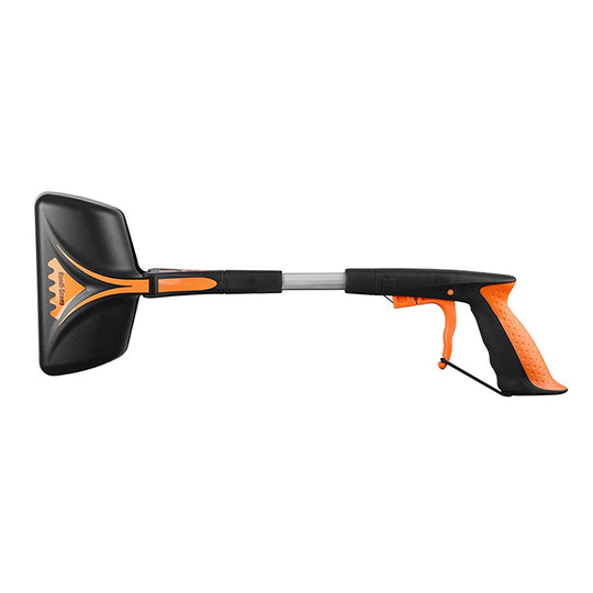 Ettore Grip’n Scoop pet waste grabber tool in yard