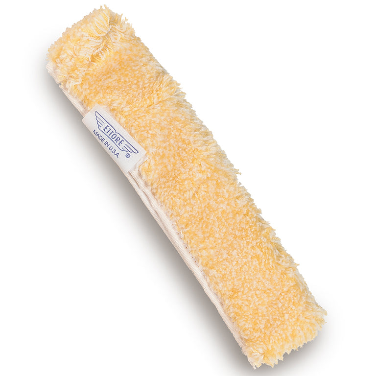 Ettore Golden Glove microfiber window washer sleeve with scrubber end