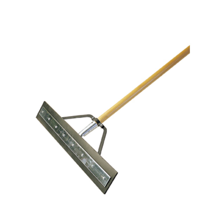 Ettore 24-inch double-edge floor squeegee with dual rubber blades