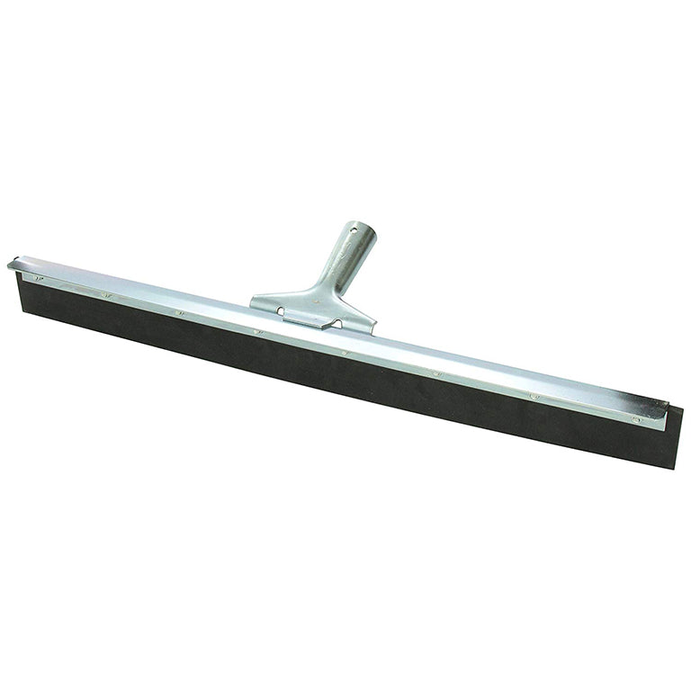 Ettore straight steel floor squeegee with rubber blade