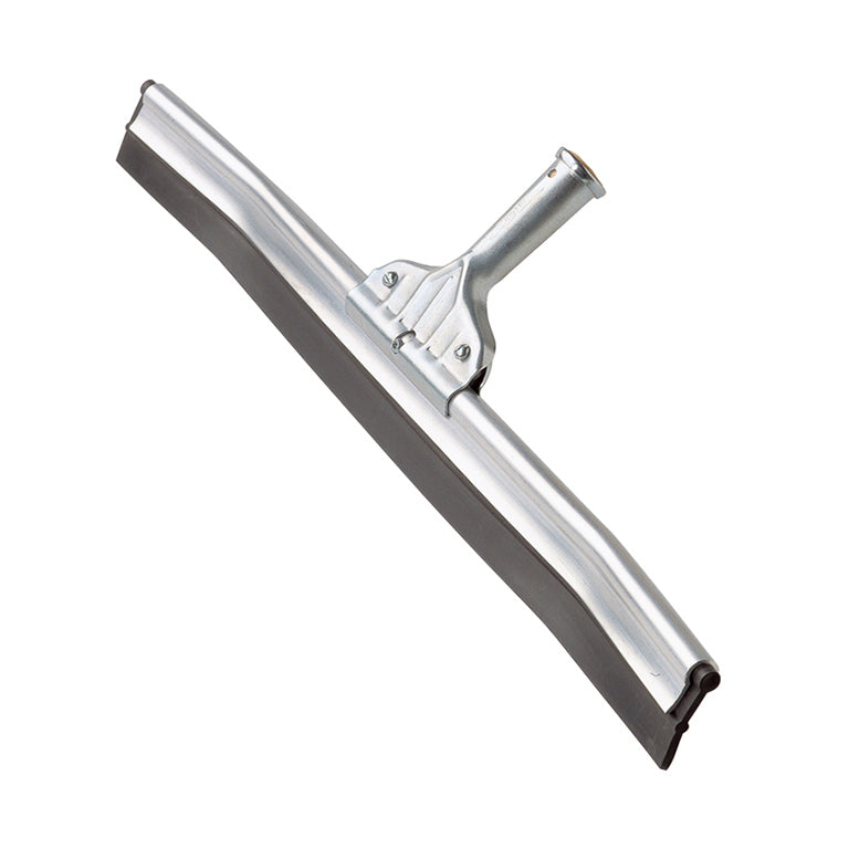 Ettore curved aluminum floor squeegee 24-inch with rubber blade