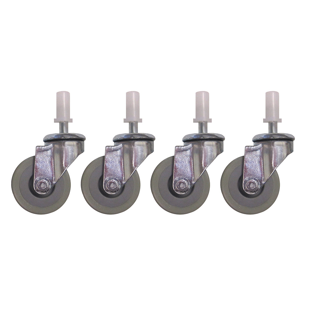 Ettore Super Bucket casters set of four installed on cleaning bucket