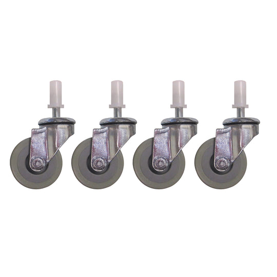 Ettore Super Bucket casters set of four installed on cleaning bucket
