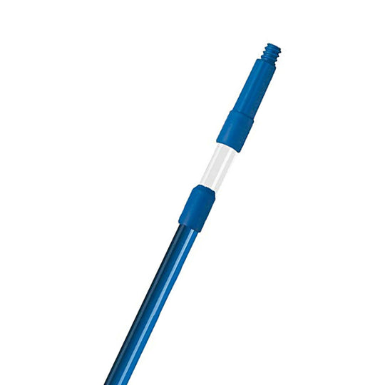 Ettore all purpose extension pole attached to window cleaning squeegee