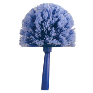 Blue Cobweb Brush Threaded Handle