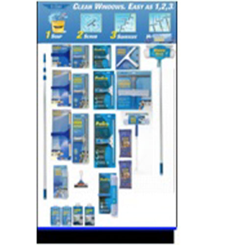 Two Price-Point Assortment #2 All Purpose Squeegee Original Squeegee Pole ProGrip Squeegee Shower Sweep Window Wand Clean Screens Soap Complete Window Cleaner