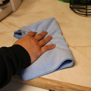 Blue MicroSwipe Microfiber Cloth Cleaning Counter